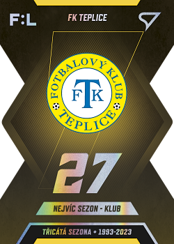 FK Teplice Teplice SportZoo FORTUNA:LIGA 2022/23 2. serie Tricata Sezona F:L #TS-07